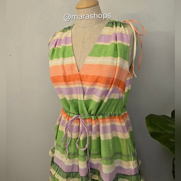 Banjanan Becca Fruit Stripe Mini Dress - Picture 3 of 8